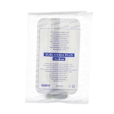Euroderm Plus 8x15cm 1 Pleister Steriel  -  I.D. Phar