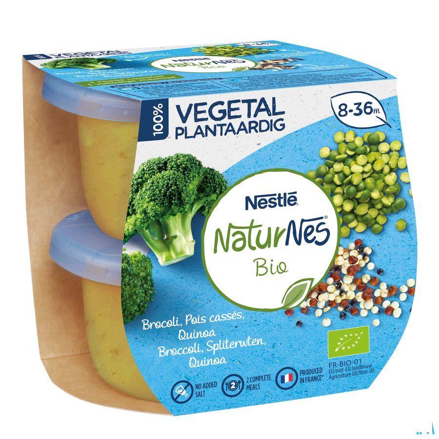 Naturnes Plantaardig Broc. Spliterwt.Quinoa 2X190G  -  Nestle