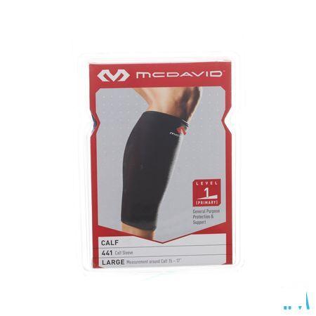 Mcdavid Del Calf Support Black/scarlet L 441
