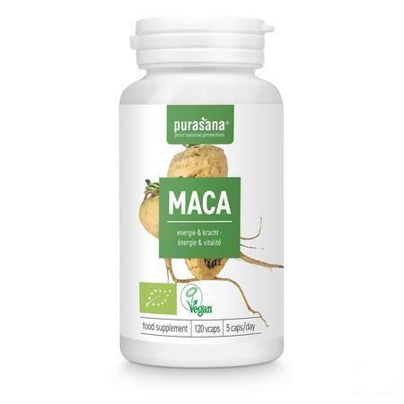 Purasana Vegan Maca 300Mg Bio V-Caps 120