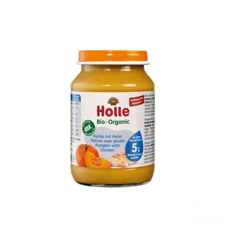 Holle Citrouille-poulet Bio 190 gr Bh320  -  Natur'Inov