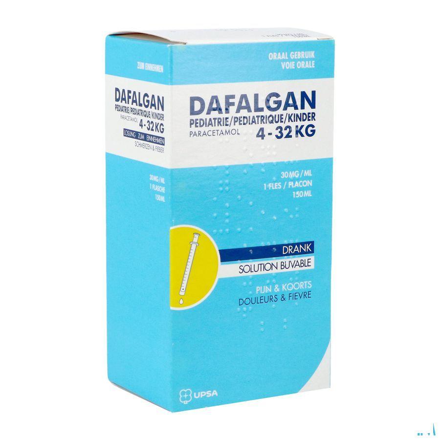 Dafalgan Pediatrie 30 mg/ml Solution Buv. 150 ml