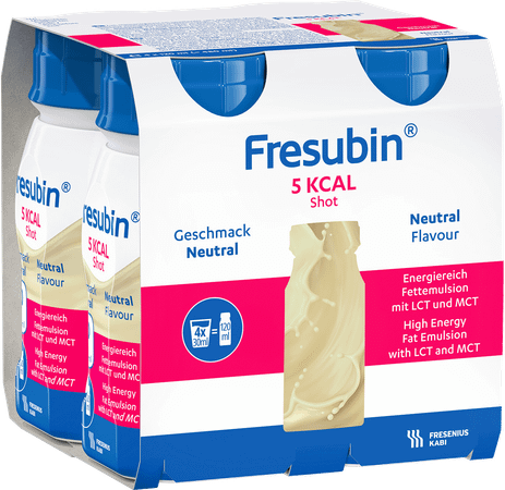 Fresubin 5kcal Shot Neutre Easy Bottle 4x200 ml  -  Fresenius