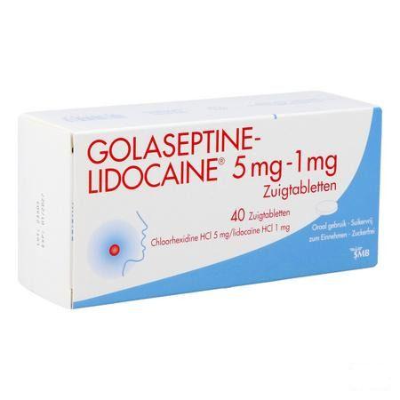 Golaseptine Lidocaine Zuigtabl 40