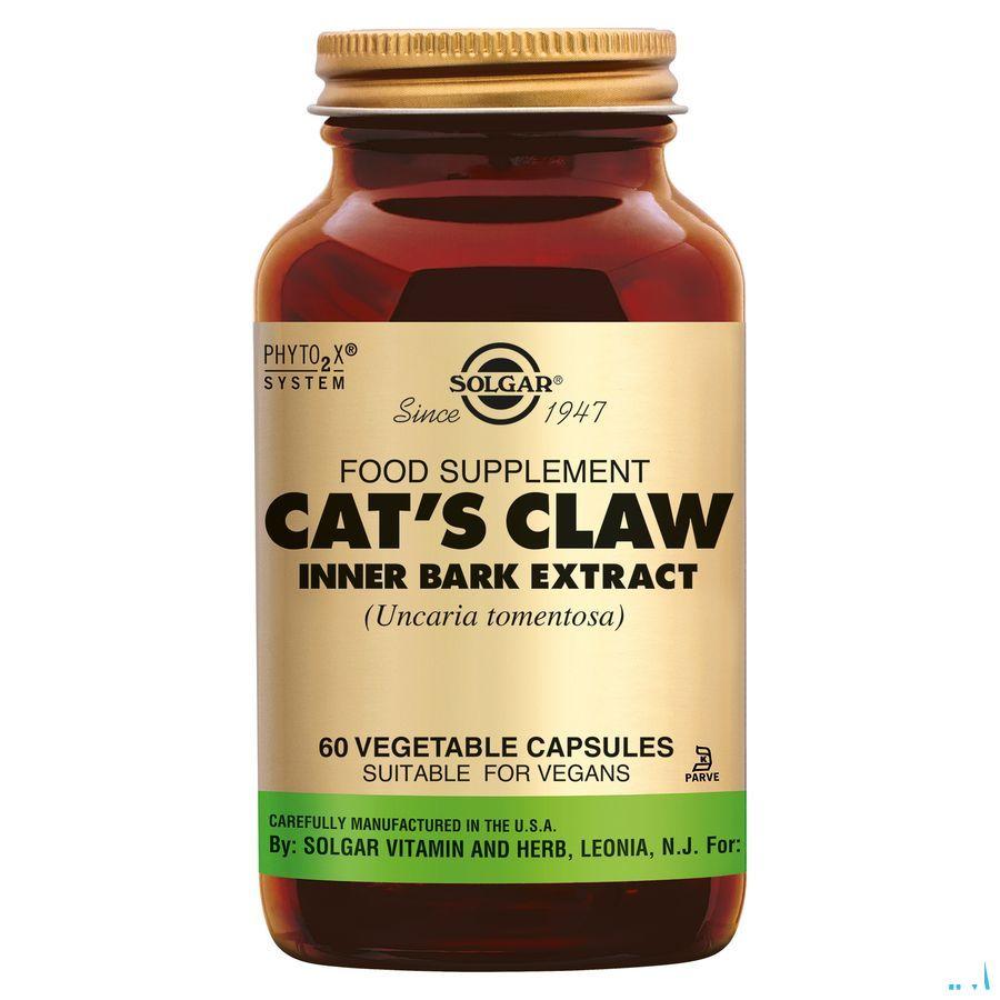 Cat's Claw Inner Bark Extr (gr. De Chat) V-Capsule 60  -  Solgar Vitamins