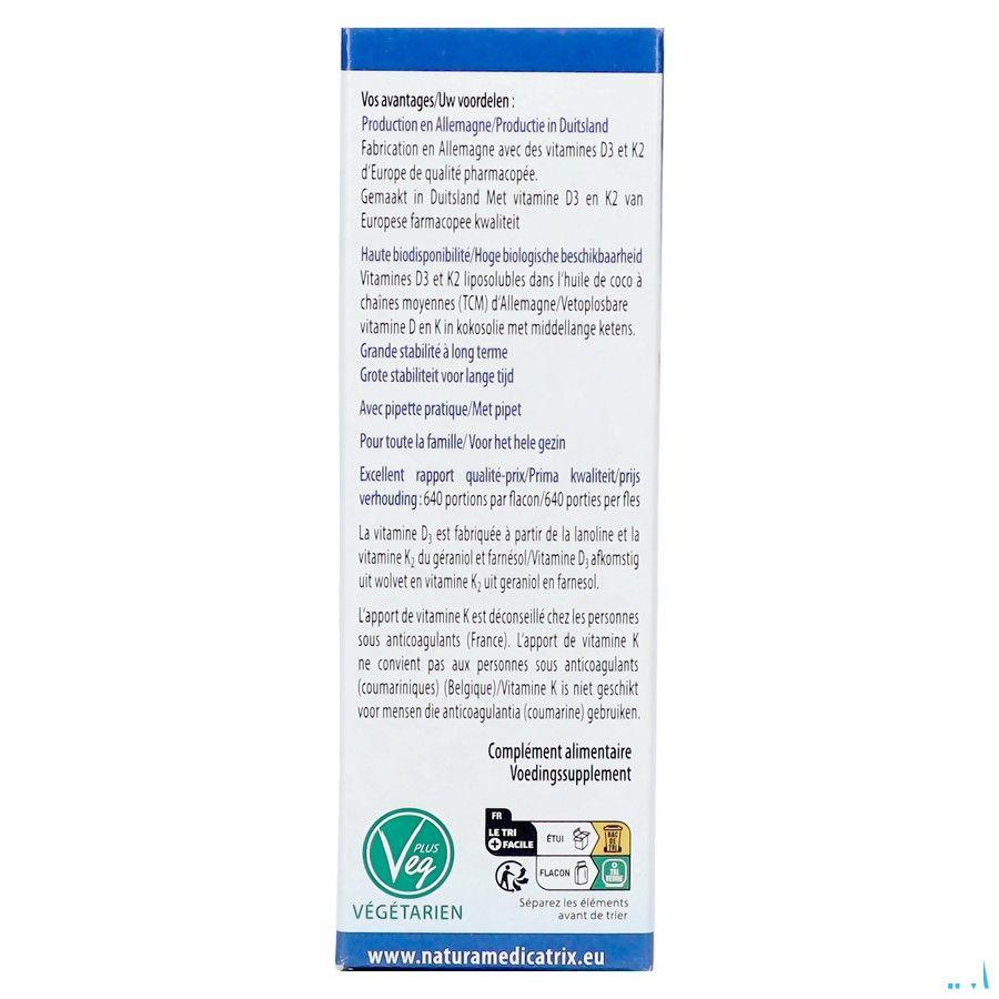 Vitamine D3 K2 Flacon 20 ml  -  Natura Medicatrix