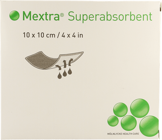 Mextra Superabsorbent 10,0 x 10,0Cm 10 610700