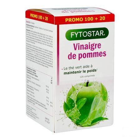 Fytostar Vinaigre 1200 Maxi Comprimes 120  -  Ocebio