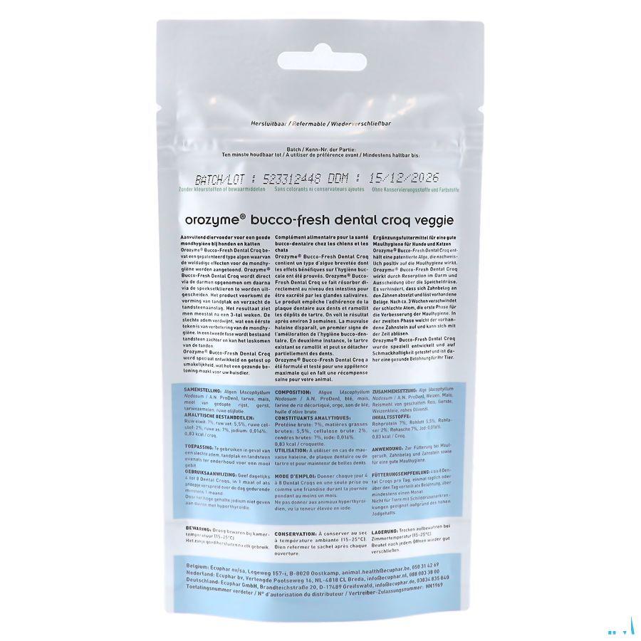 Orozyme Bucco-fresh Dental Croq Dog&cat 