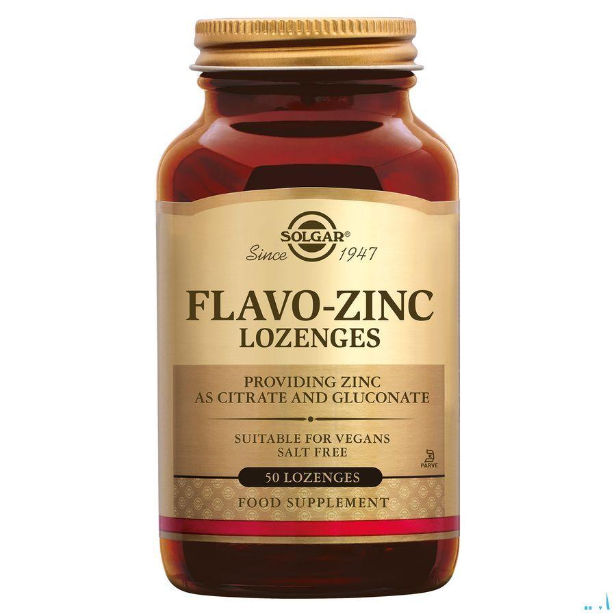 Solgar Flavo Zinc Lozenges Zuigtabl 50  -  Solgar Vitamins