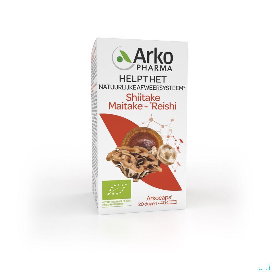 Arkogelules Shiitake Maitake Reishi Bio Caps 40
