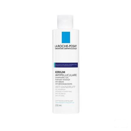 Kerium Shampooing Gel Antipelliculaire Pg 200 ml  -  La Roche-Posay