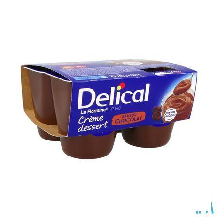 Delical Creme Dessert La Floridine Chocolad.4 x 200 gr