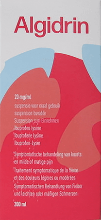Algidrin 20 mg/ml Susp Buvable Sirop 200 ml