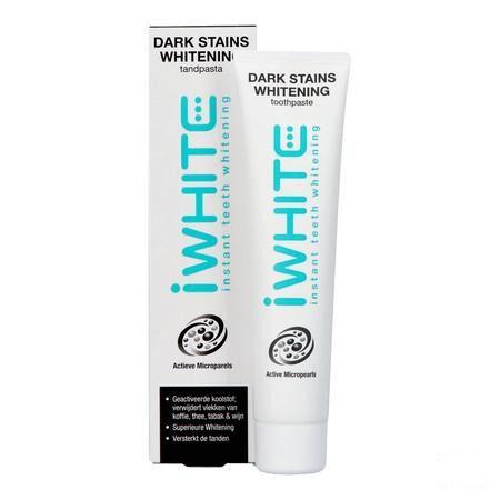 Iwhite Dark Stains Whitening Tandpasta Tube 75 ml