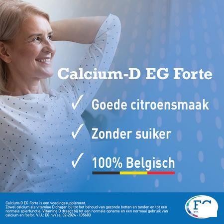 Calcium-D Forte Eg 1000 mg/800Ie Citroen Kauwtabl90  -  EG