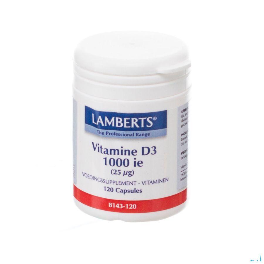 Lamberts Vitamine D 1000IE25 µg Tabletten 120  -  Health Benefits 08