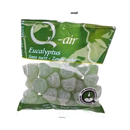 Q-air Eucalyptus Zonder Suiker Gom 85 gr  -  I.D. Phar