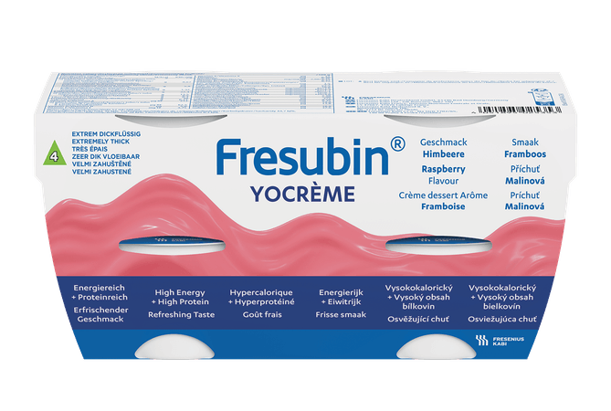Fresubin Yocreme Framboise 4x125 gr 7120701  -  Fresenius