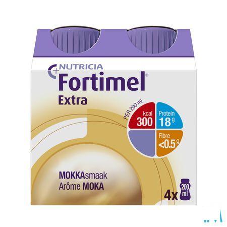 Fortimel Extra Mokka 4x200 ml 2401503  -  Nutricia