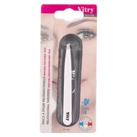 Vitry Classic Pince Epil Prof Oblique Inox 1022  -  Vitry