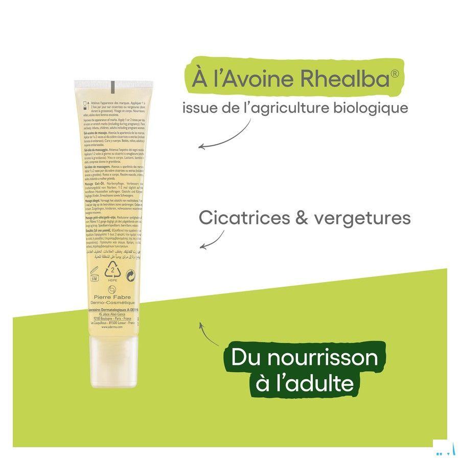 Aderma Epitheliale Ah Gel-Huile Massage 40 ml  -  Aderma