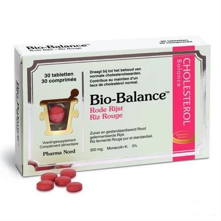 Bio-balance Rode Rijst-riz Rouge Comprimes 30  -  Pharma Nord