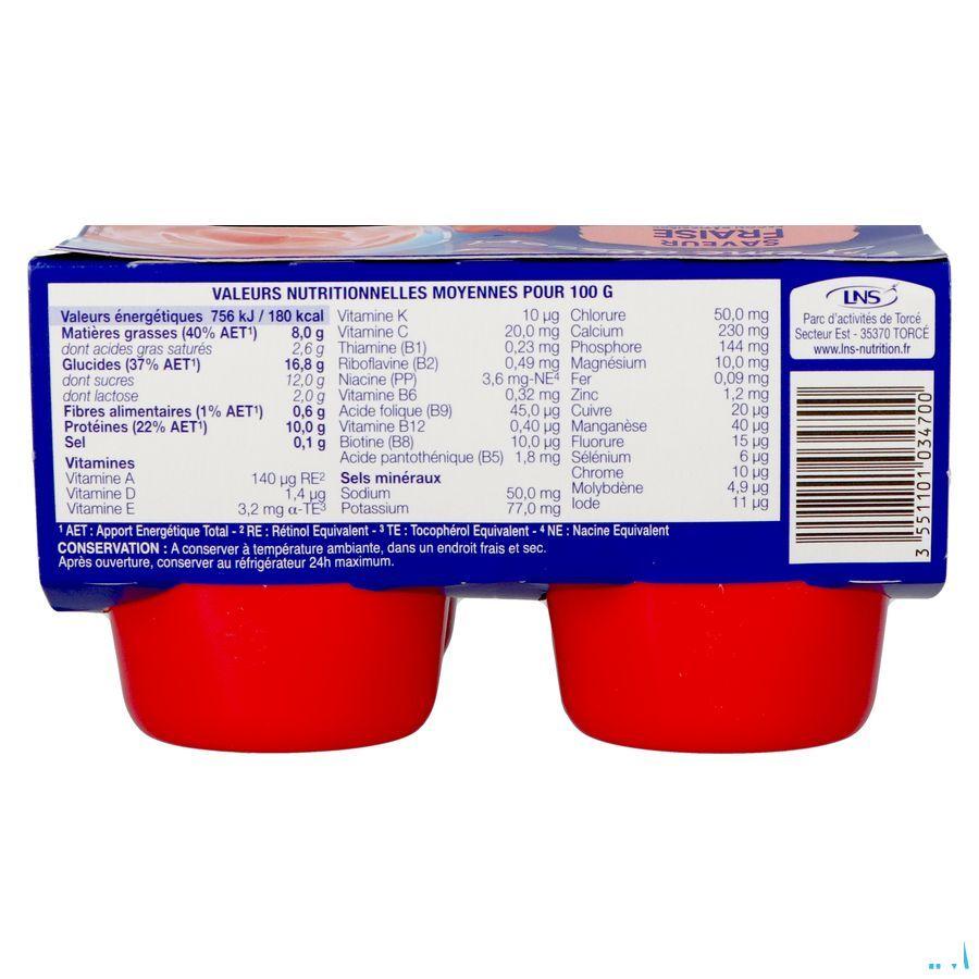 Delical Creme Dessert La Floridine Fraise 4 x 200 gr