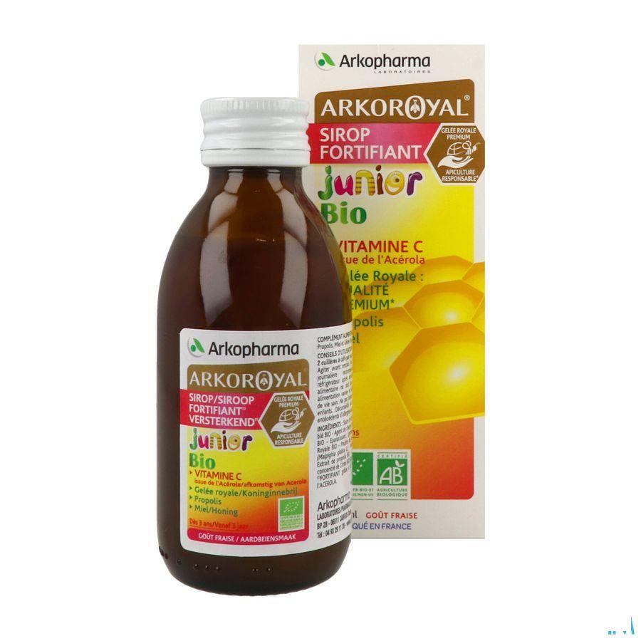 Arkoroyal Versterkende Siroop Junior Bio Fl 140 ml  -  Arkopharma