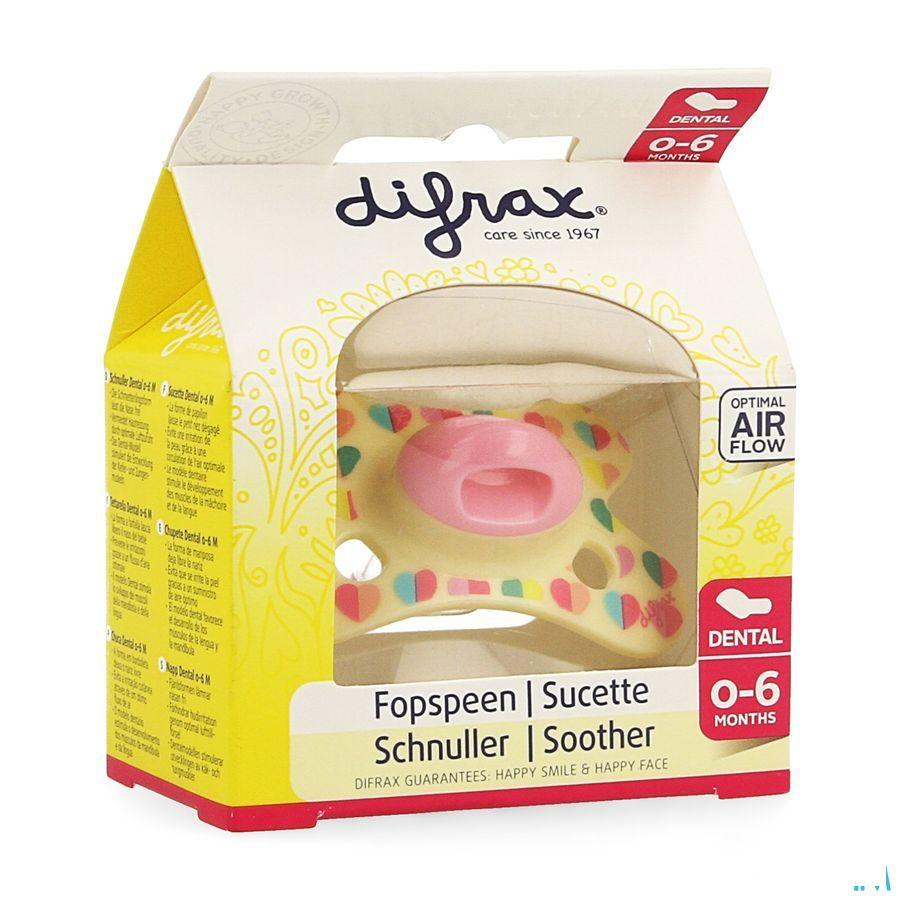 Difrax Fopspeen Sil Mini-dental 0-6m 799  -  Difrax