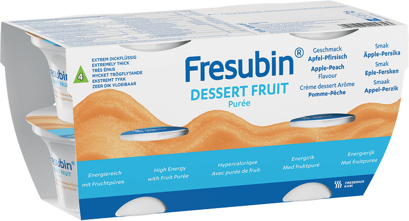 Fresubin Dessert Pomme-peche 4x125 gr 7290701  -  Fresenius