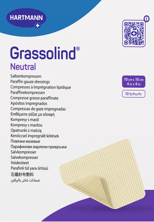 Grassolind 10x10cm St. 10 P/s  -  Hartmann