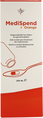 Medispend Sliksiroop Orange 250 ml  -  Fagron