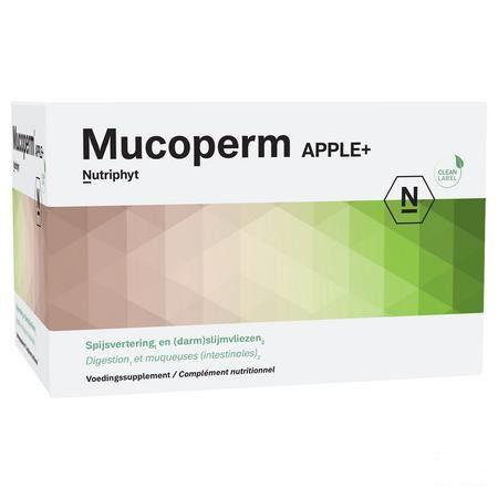 Mucoperm Apple + Poeder Zakje 60x 4g  -  Nutriphyt