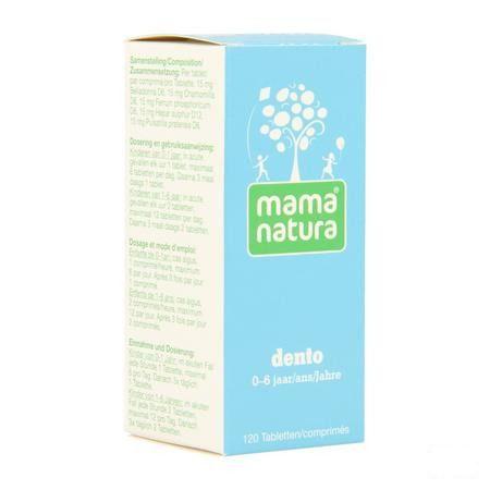 Mama Natura Dento 120 Tabletjes  -  VSM