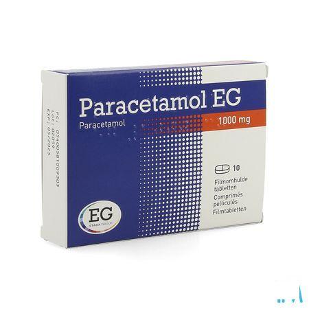 Paracetamol Eg 1000Mg Filmomh Tabl 10  -  EG