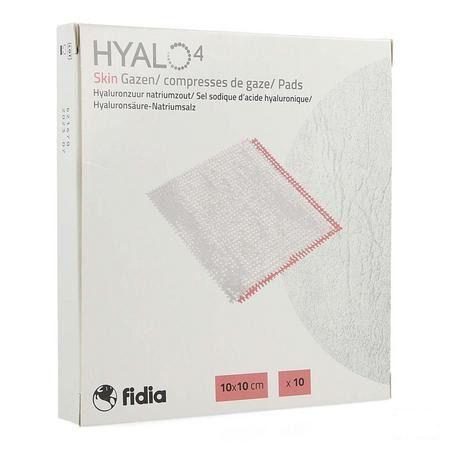 Hyalo 4 Skin Gazen 10X10Cm 10  -  Kela Pharma