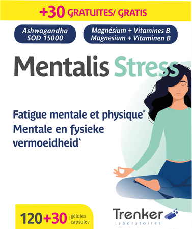 Mentalis Stress Caps 120+30  -  Trenker
