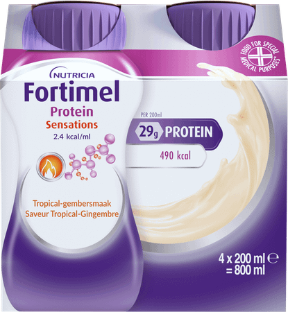 Fortimel Protein 2.4Kcal Tropisch Gember 4 x 200 ml