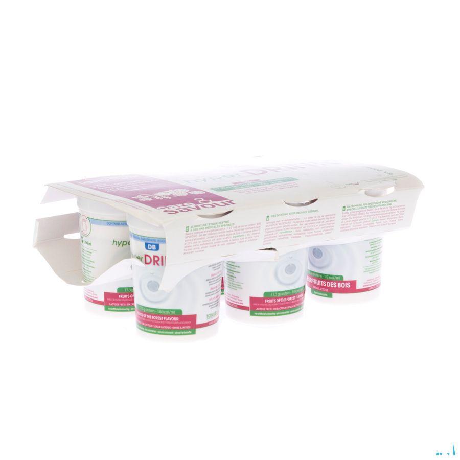 Hyperdrink Db Bosvruchten zonder lactose Pot 6x200 ml  -  Nutrisens Medical