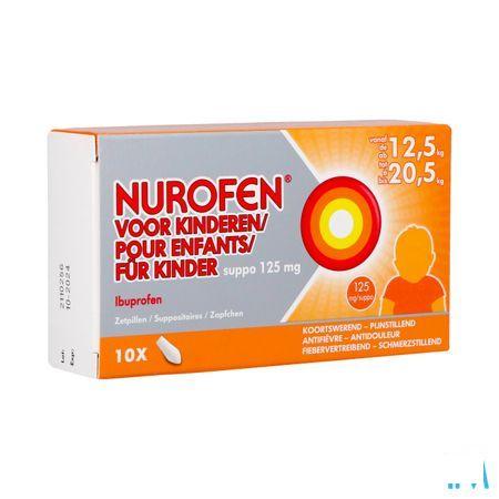 Nurofen Enfant 125 mg Suppo 10 X 125 mg