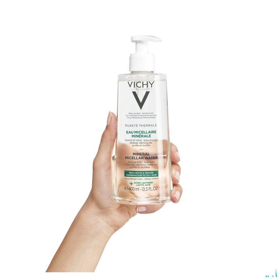 Vichy Pt Micellair Water Vette Gemengde Huid 400 ml  -  Vichy