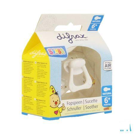 Difrax Sucette Natural 6 + Bumba  -  Difrax