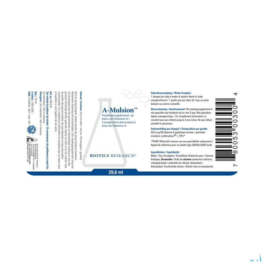 Biotics A-Mulsion 29.6 ml  -  Energetica Natura