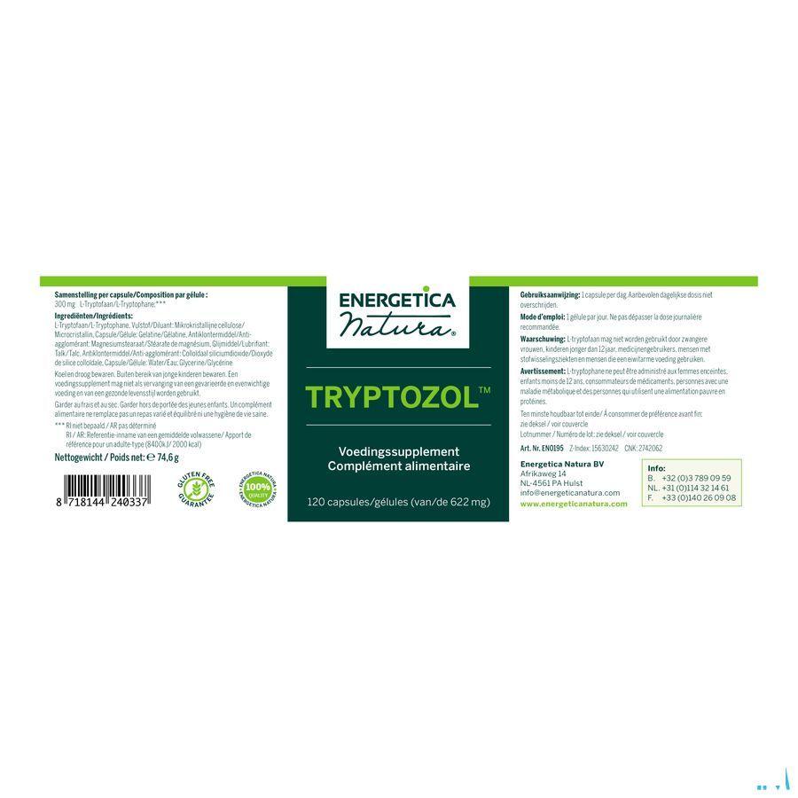 Tryptozol 300mg 120 gélules  -  Energetica Natura