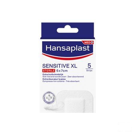 Hansaplast Sensitive Xl 6cmx7cm Strips 5  -  Beiersdorf