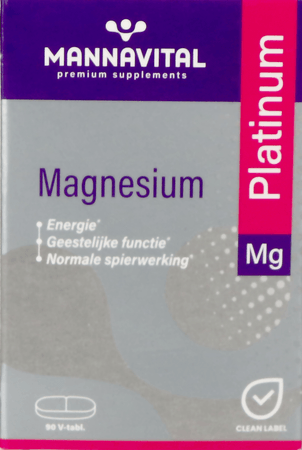 Mannavital Magnesium Platinum Tabletten 90