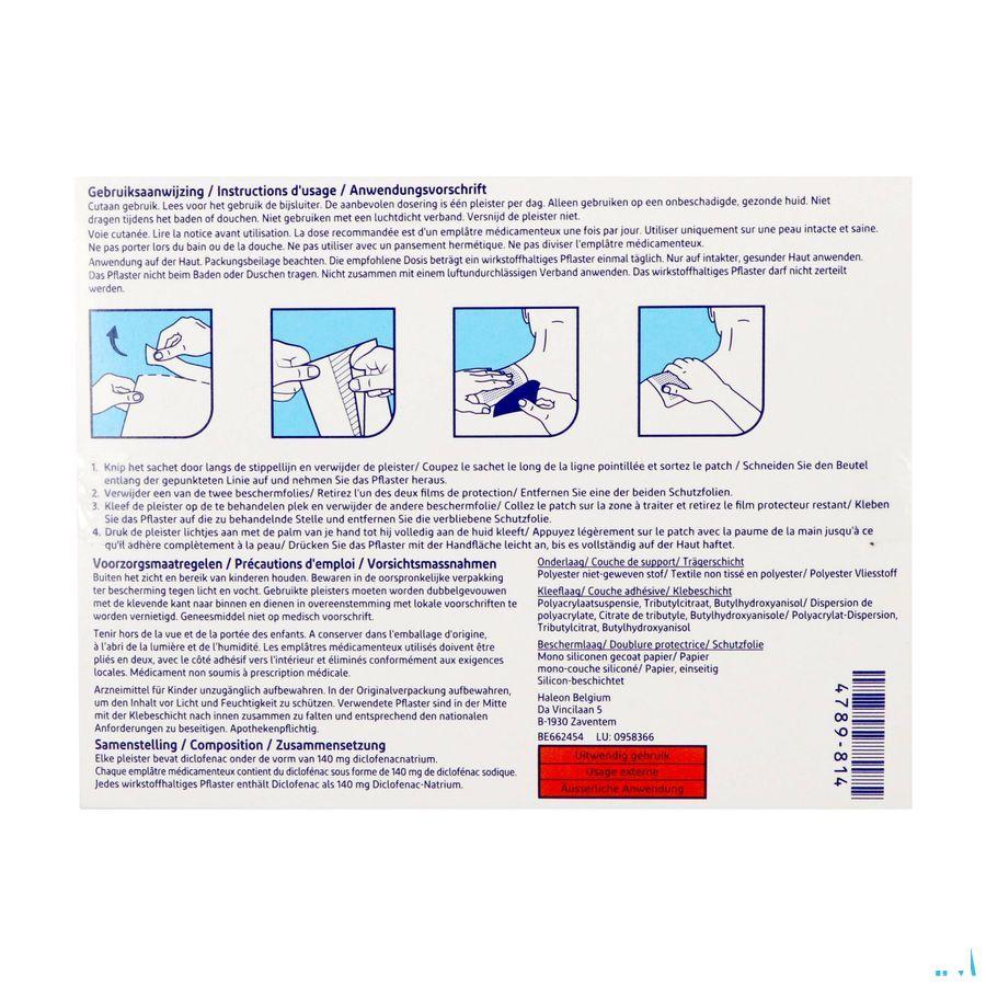 Voltaren Patch 140Mg Once Daily Pleister 5