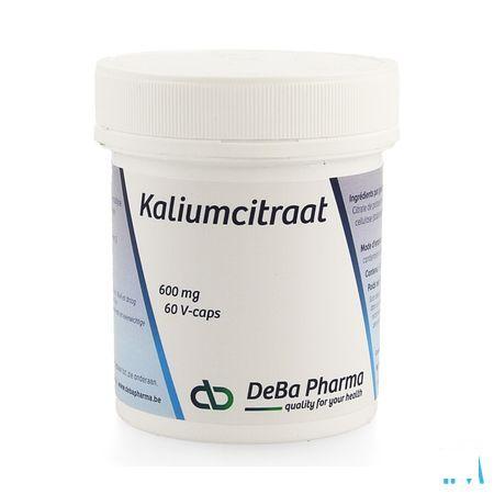Citrate Potassium 600 mg V-Capsule 60  -  Deba Pharma