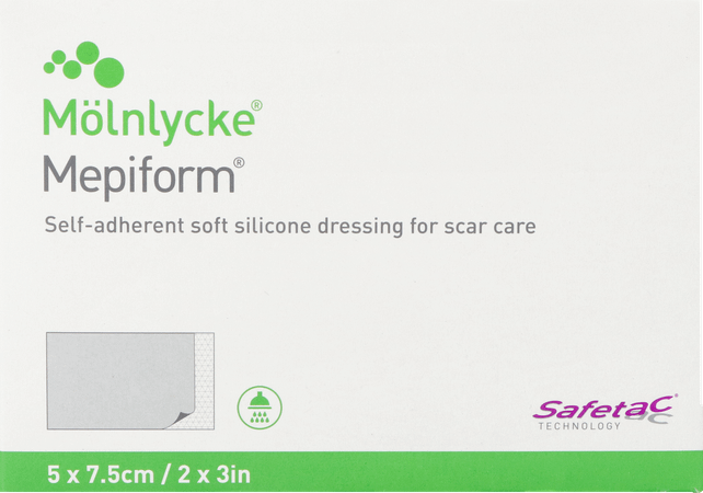 Mepiform Verband Adh Litteken Ster 5X 7,5cm 1 293200